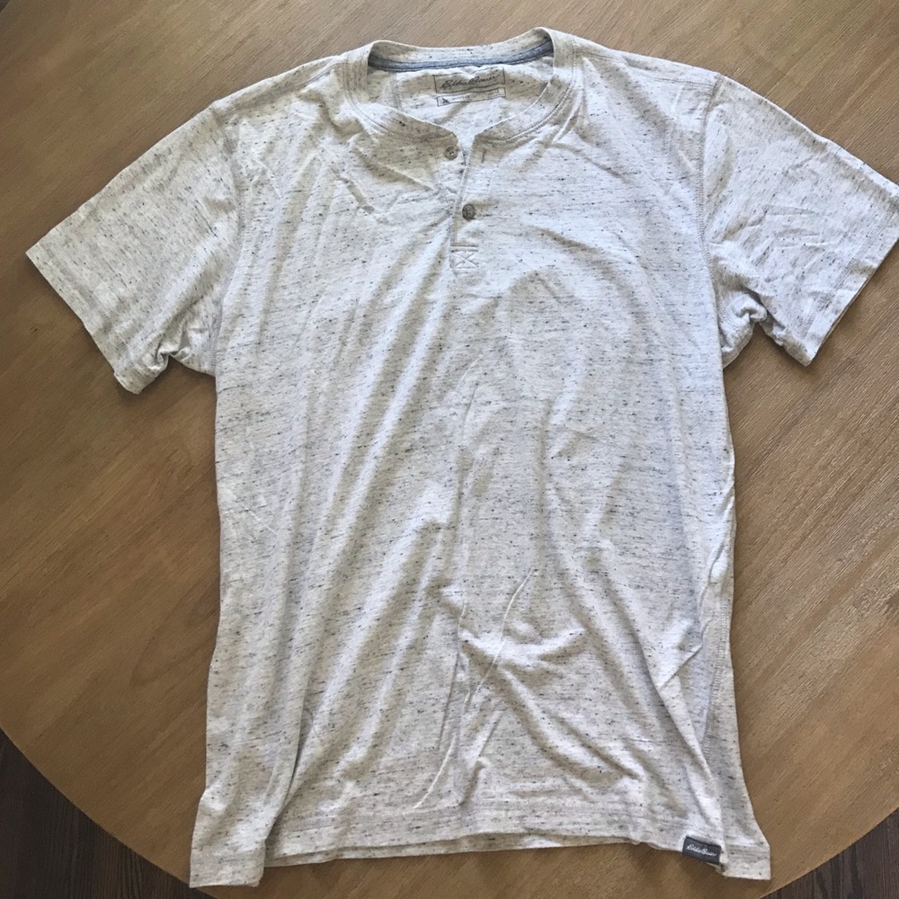 Men’s Short Sleeve Henley Tee Shirt